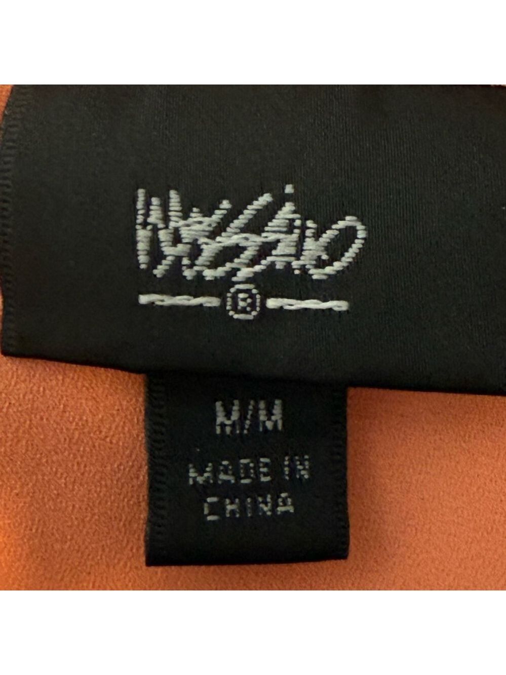Mossimo Orange Split Back Tank Top M | Flowy Lightweight Summer Top - Picture 15 of 15